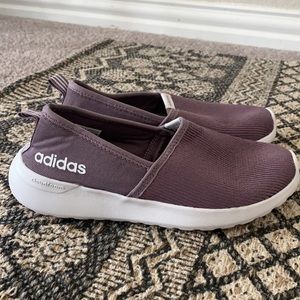 Purple adidas shoes
